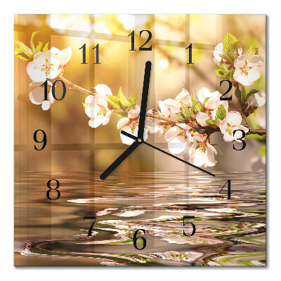 Orologio quadrato in vetro Mobili