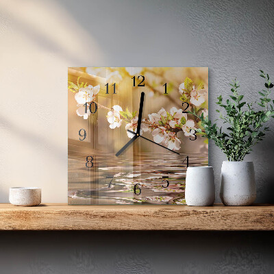 Orologio quadrato in vetro Mobili