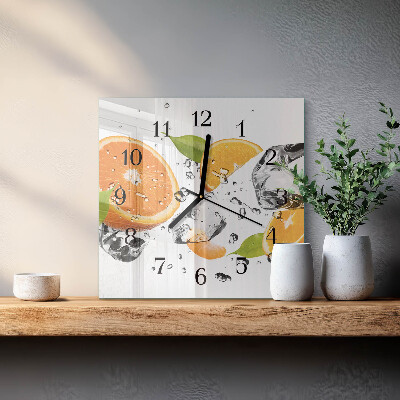 Orologio quadrato Arance