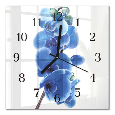 Orologio quadrato Orchidea