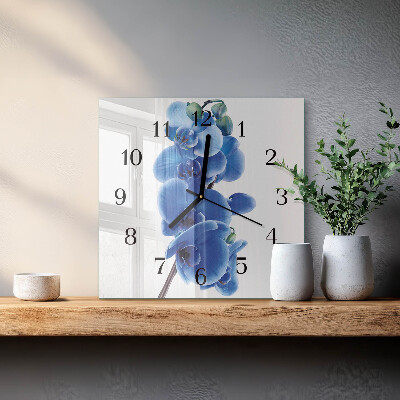 Orologio quadrato Orchidea