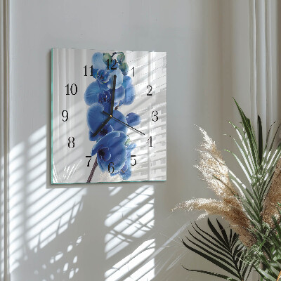 Orologio quadrato Orchidea