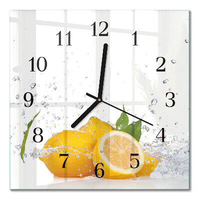 Orologio quadrato in vetro Limoni