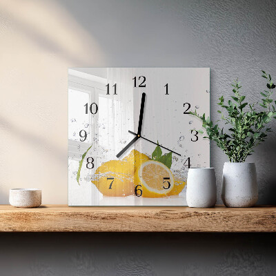 Orologio quadrato in vetro Limoni