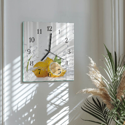 Orologio quadrato in vetro Limoni