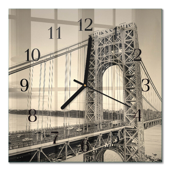Orologio quadrato Porta d'oro