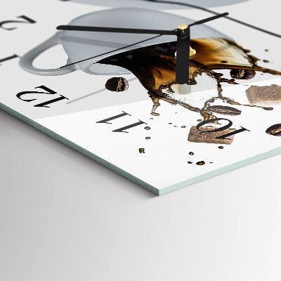 Quadrato orologio da parete Tazza