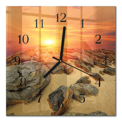 Orologio quadrato Tramonto