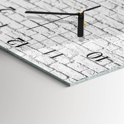 Orologio quadrato in vetro Mattone