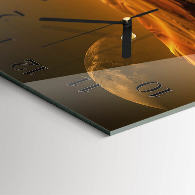 Orologio quadrato in vetro Deserto