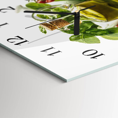 Orologio quadrato Olio di basilico
