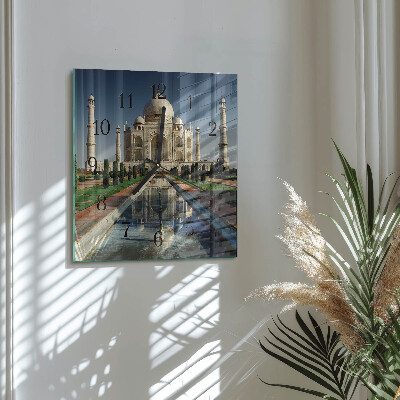 Orologio quadrato in vetro Taj Mahal