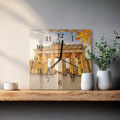 Quadrato orologio da parete Berlino