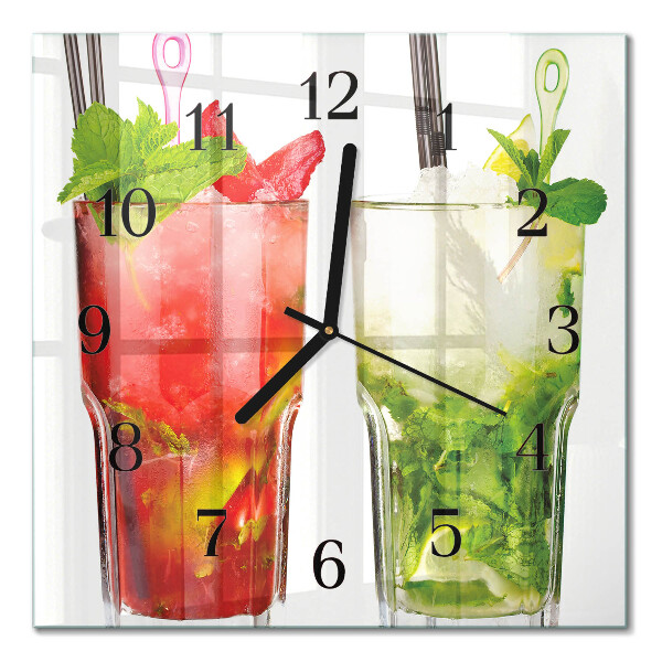 Orologio quadrato Cocktail