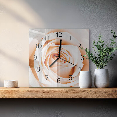 Orologio quadrato Rosa