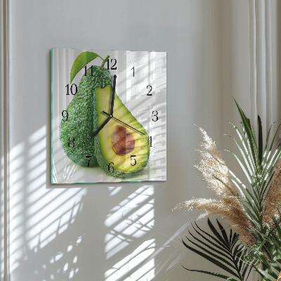 Orologio quadrato Avocado