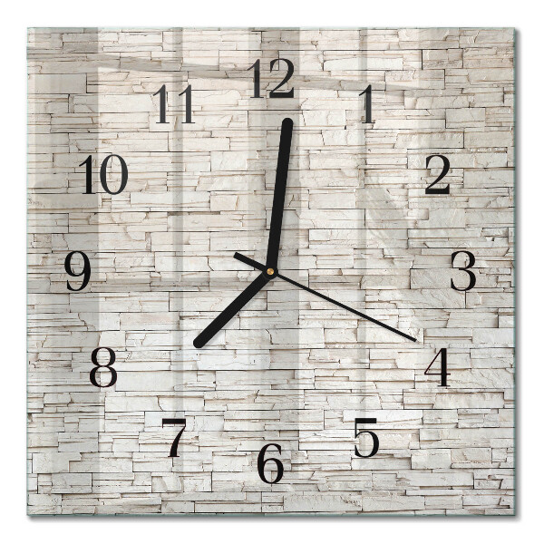 Quadrato orologio da parete Clinker