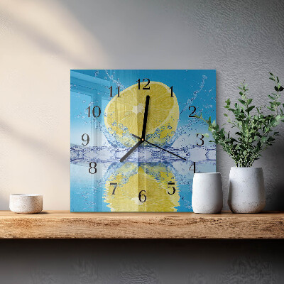 Orologio quadrato Agrumi