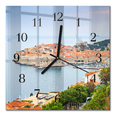 Orologio quadrato in vetro Sentiero della Natura