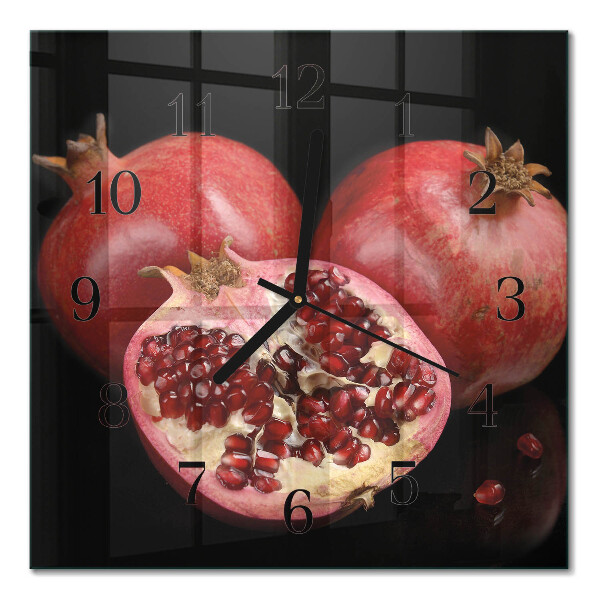 Orologio quadrato in vetro Granata