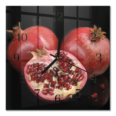 Orologio quadrato in vetro Granata