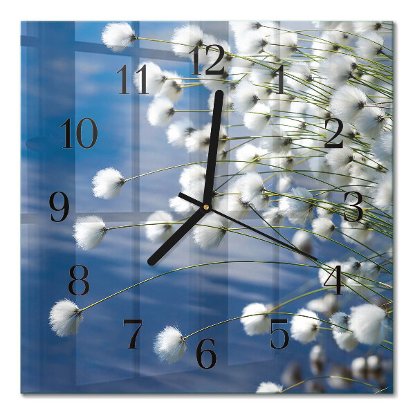 Orologio quadrato in vetro Cotone