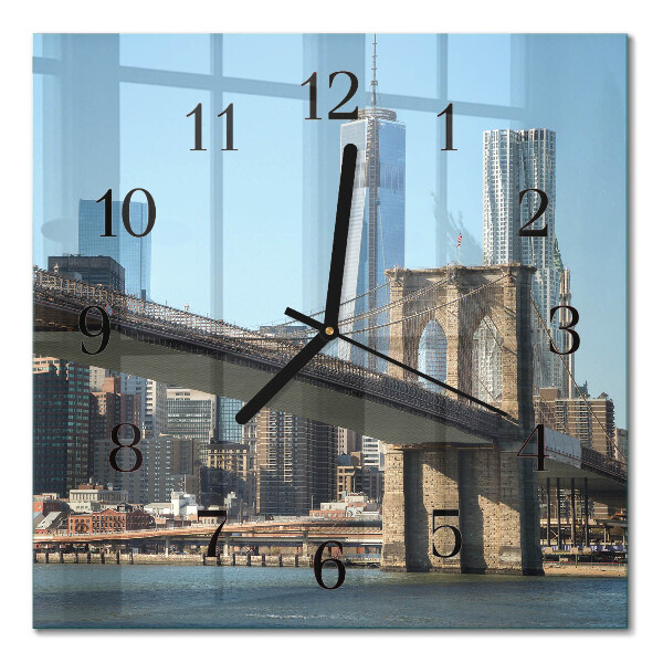 Orologio quadrato in vetro Orizzonte