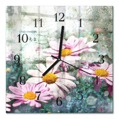 Orologio quadrato in vetro Mobili