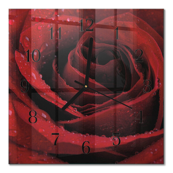 Orologio quadrato Rosa
