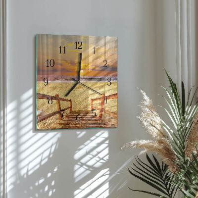 Orologio quadrato Ponte sulla spiaggia