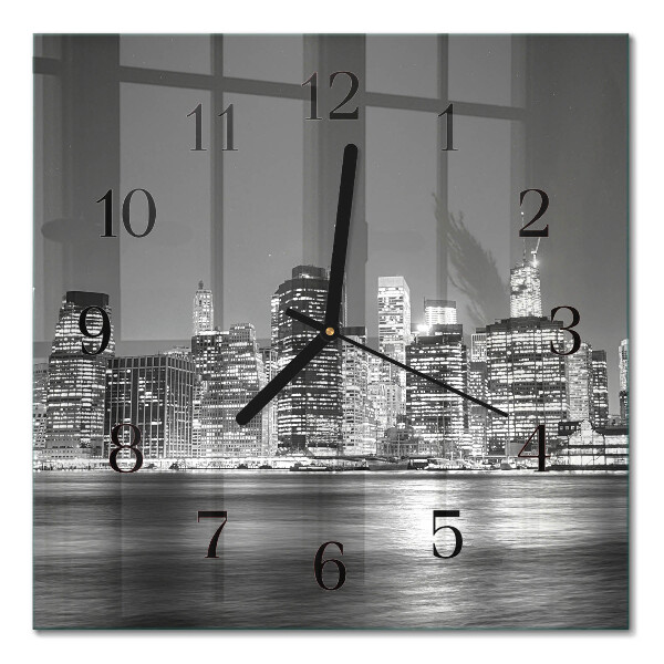 Orologio quadrato in vetro Orizzonte