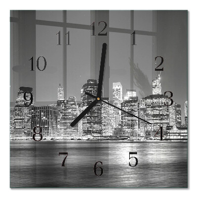 Orologio quadrato in vetro Orizzonte