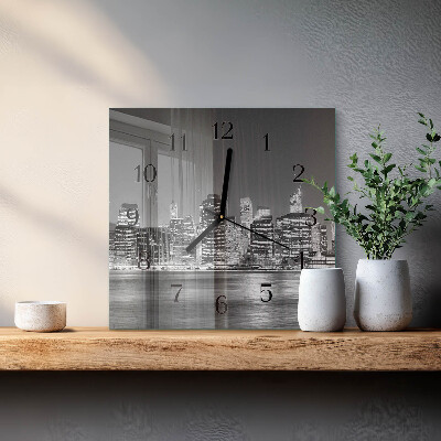 Orologio quadrato in vetro Orizzonte