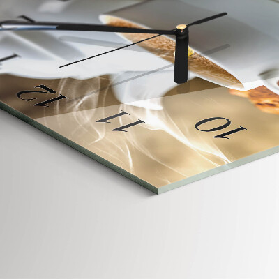 Orologio quadrato in vetro Tazza