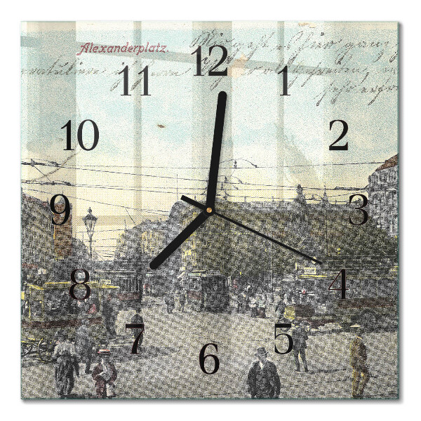 Orologio quadrato Cartolina