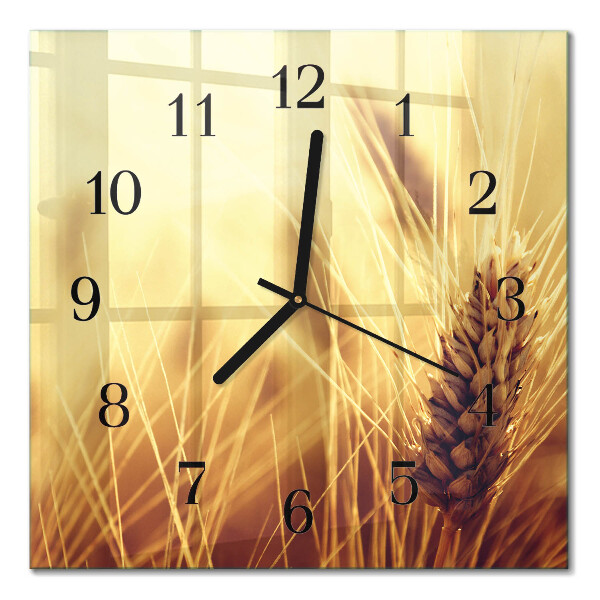 Orologio quadrato Caffè