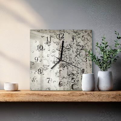 Orologio quadrato Gocce