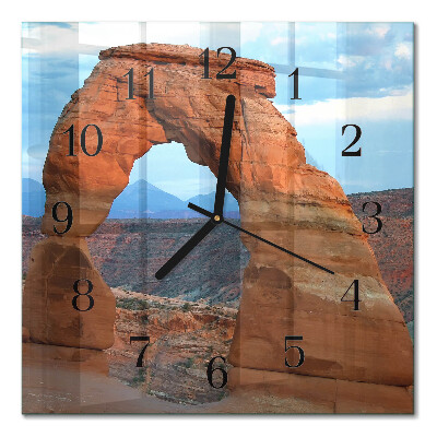Orologio quadrato in vetro Grand Canyon