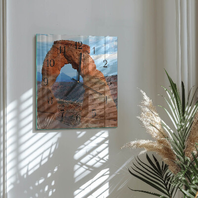 Orologio quadrato in vetro Grand Canyon