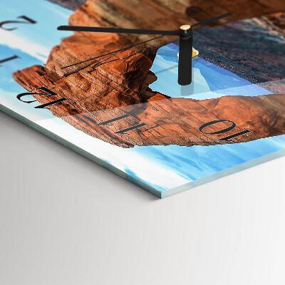 Orologio quadrato in vetro Grand Canyon