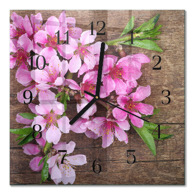 Quadrato orologio in vetro decorativo Mobili