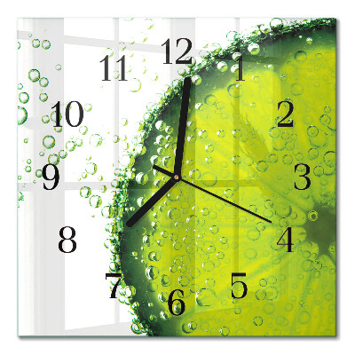 Orologio quadrato in vetro Carbonato di calcio