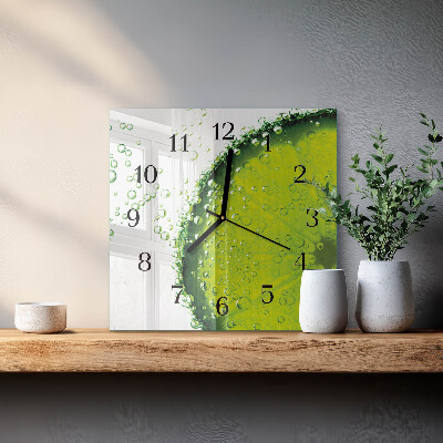Orologio quadrato in vetro Carbonato di calcio