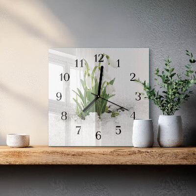 Orologio quadrato Bucaneve