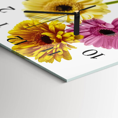Quadrato orologio in vetro decorativo Mobili