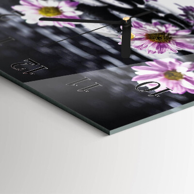 Quadrato orologio in vetro decorativo Mobili