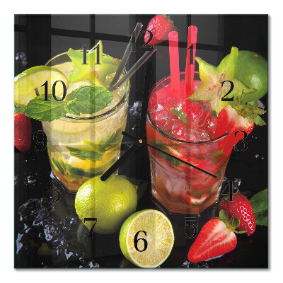 Orologio quadrato Cocktail