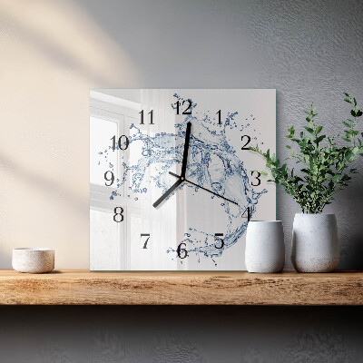 Orologio quadrato Acqua