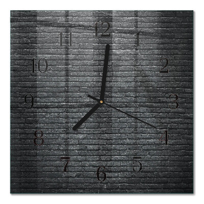 Quadrato orologio da parete Clinker