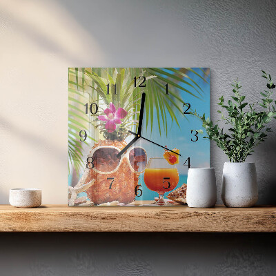 Orologio quadrato Vacanze